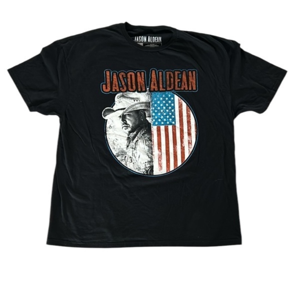 Jason Aldean 2022 Rock & Roll Cowboy tour band tee size XXL